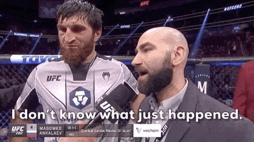 Confused What Just Happened GIF by UFC
