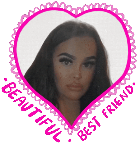 Best Friend Heart Sticker