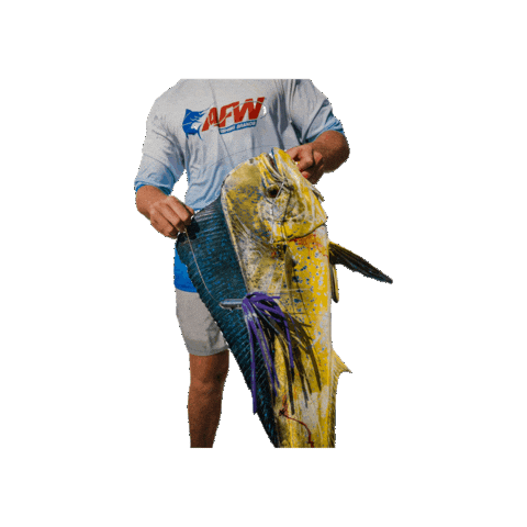 Mahi Mahi Fish Sticker by AFW Fishing Brands