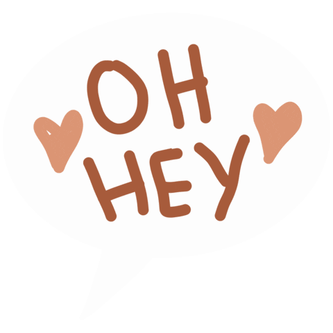 Hey Girl Hearts Sticker