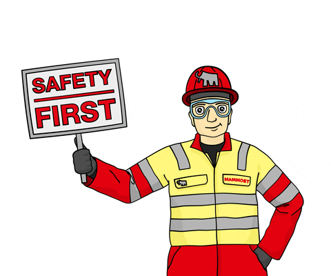 Safety First GIF by Mammoet Merchandise