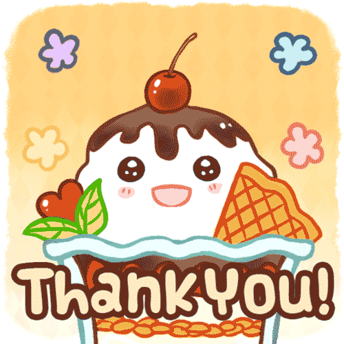 Ice Cream Thank You GIF