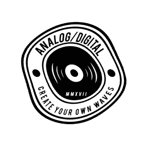Analog/Digital Clothing Co Sticker