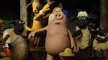 Shaun The Sheep Pig GIF by Aardman Animations