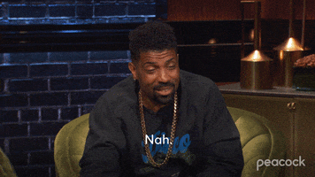 Deon Cole Reaction GIF by PeacockTV