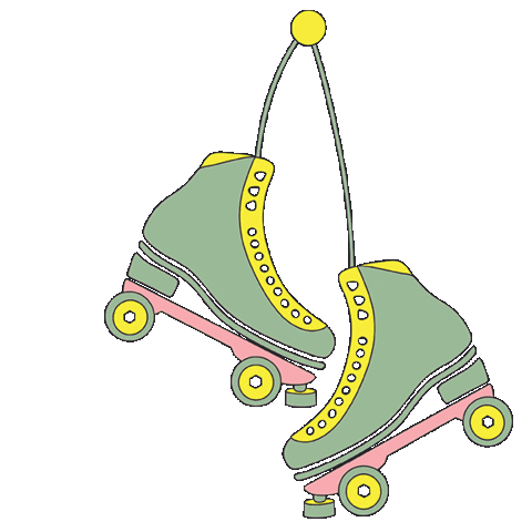 Illustration Skate Sticker by SPELL