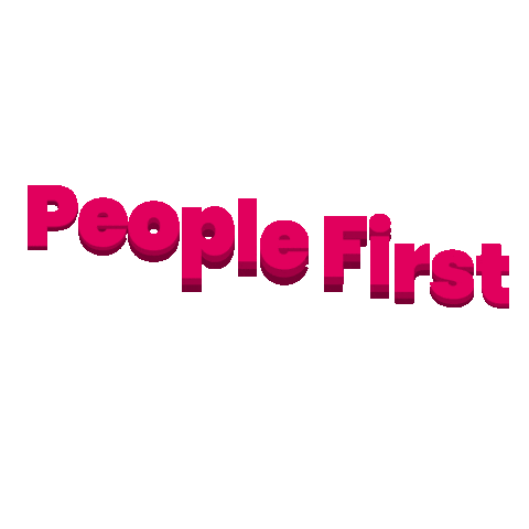People First Sticker by MediaComGlobal