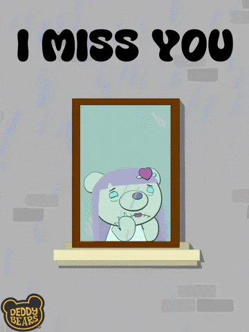 Sad Miss You GIF by DeddyBears