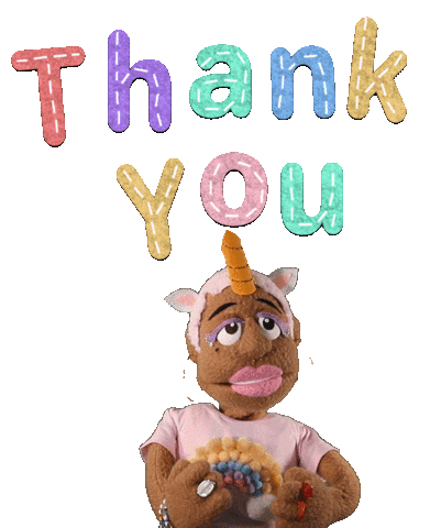 Thanks Thank You Sticker by Soft