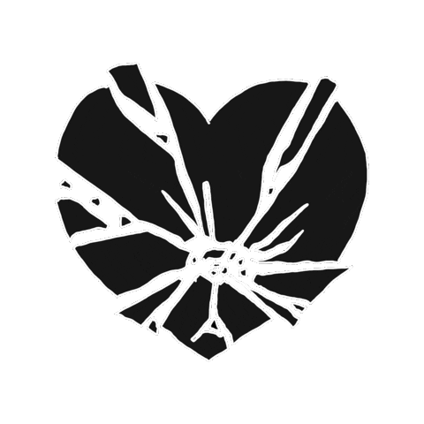 Black Heart Sticker