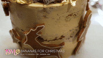 Banana Cake Christmas GIF by MasterChefAU