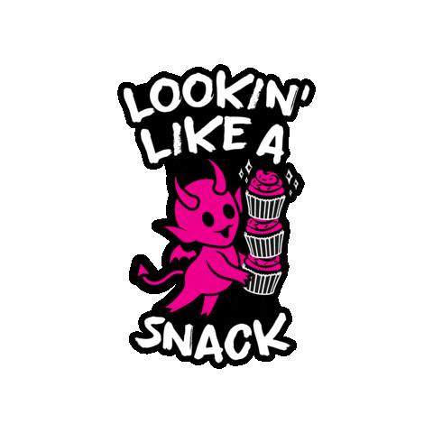 Snack Devil Sticker by Die With Your Boots On