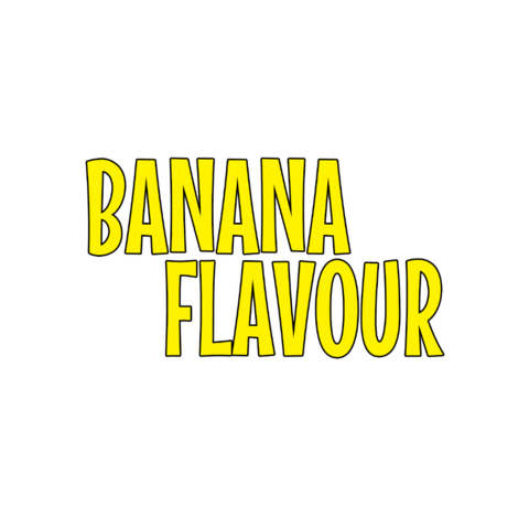 Banana Flavor Sticker by CaringCandies