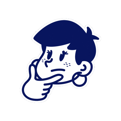 Thinking Pensar Sticker by exprimilo