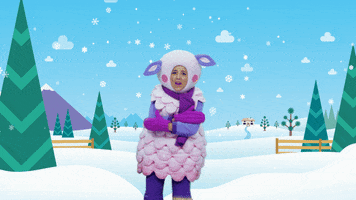 Snow Winter GIF by Mother Goose Club