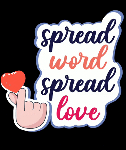 Spread Love GIF by Whatstheword