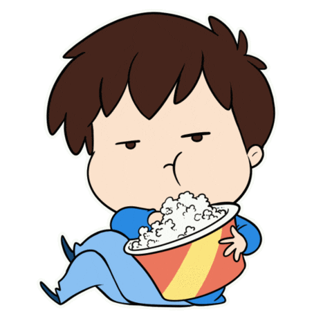 Cinema Popcorn Sticker by Simple&Madama