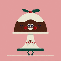Happy Christmas Pudding GIF by Mioe Studio
