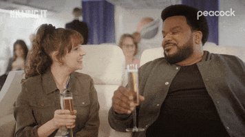 Celebrate First Class GIF by Peacock