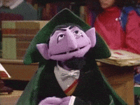 The Count reads