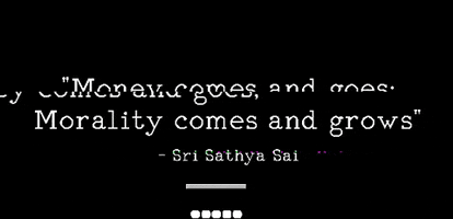 Sathya Sai Baba Money GIF by Sai Young Messengers