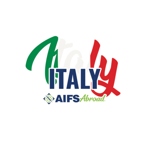 Go Abroad Italian Sticker by AIFS Abroad | Study Abroad & International Internships