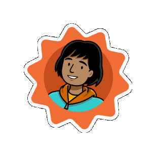 Mateo And Moby Sticker by BrainPOP
