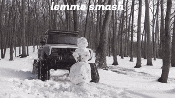 Snowman Smash GIF by JcrOffroad