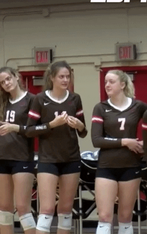 Celebration Dancing GIF by Brown Volleyball
