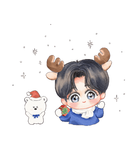 Christmas Parkbogum Sticker