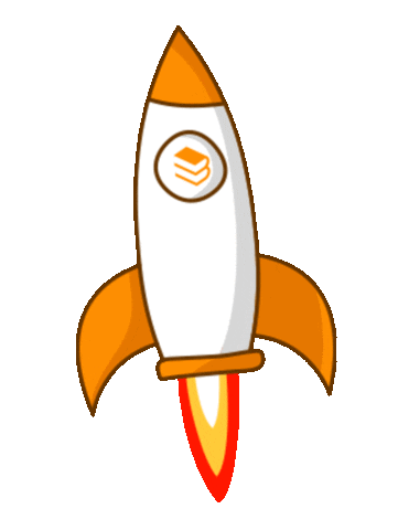 Rocket Startup Sticker by bildungshelden