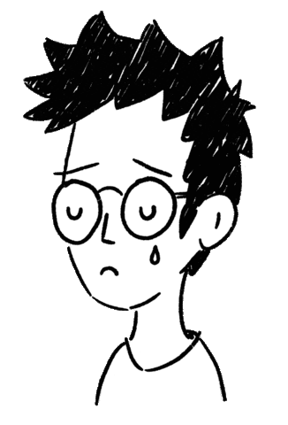 Sad Sticker