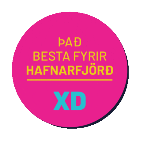 Sjálfstæðisflokkurinn í Hafnarfirði Sticker
