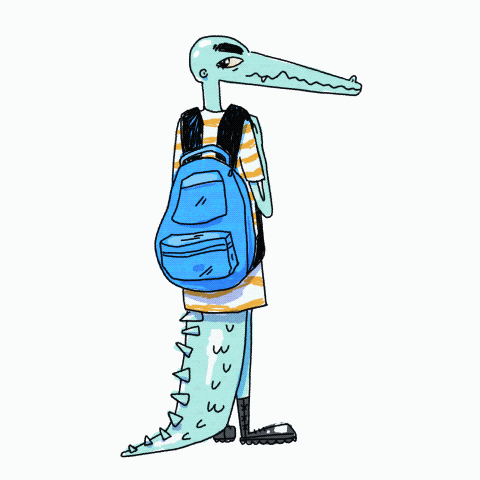 Back To School Illustration GIF by Baily