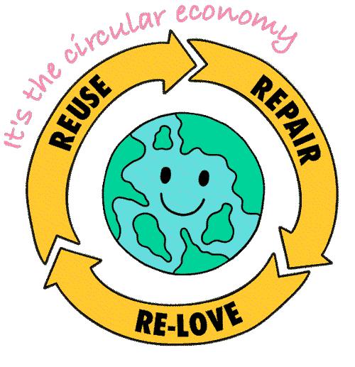 Reuse Circular Economy Sticker by Garage Sale Trail