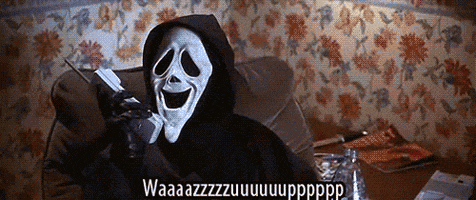 scary movie scream mask GIF