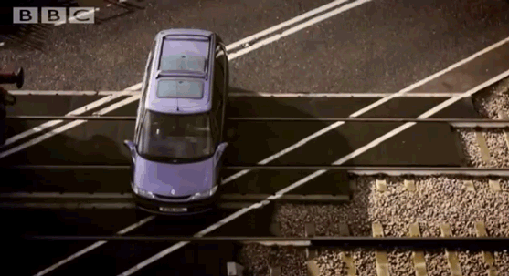 Image result for train hitting car gifs