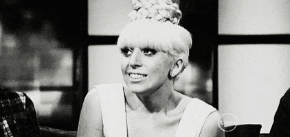 waving lady gaga GIF