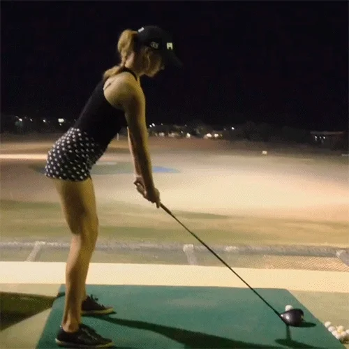 Cute Girl Golf GIF