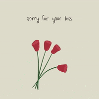 Sorry Flower GIF by Bells and Wishes