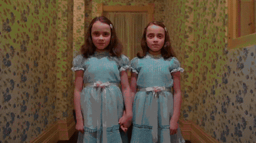 The Shining Evil Twins GIF - Find & Share on GIPHY