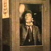 buster keaton vintage GIF