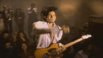 prince rocking out GIF