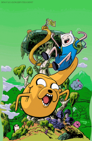 Rolling Adventure Time GIF
