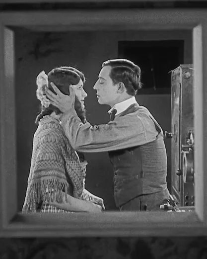 Buster Keaton Kiss GIF