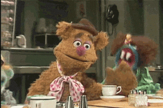 frustrated fozzie bear GIF