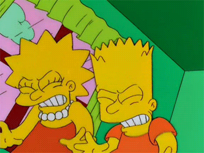 Scared The Simpsons GIF - Find & Share on GIPHY