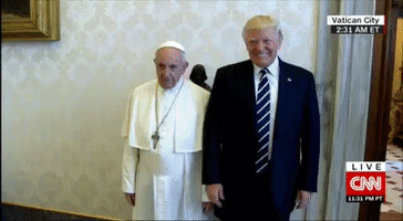 werosinfe #pope #trump #president #vatican GIF