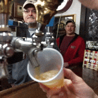 pouring beer gif