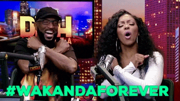black panther wakanda for ever GIF by Dish Nation